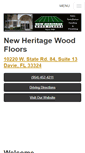 Mobile Screenshot of newheritagewoodfloors.com